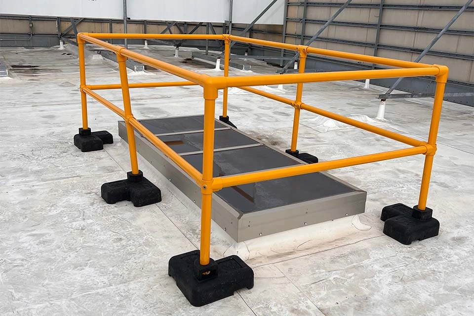 toeboards are usually ___ inches high and used on landings and balconies.